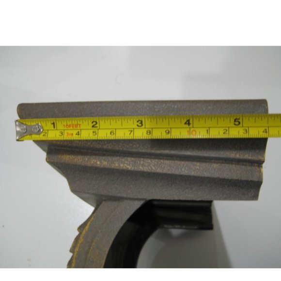 Corbel Wall Shelf #2 - Dark Tan and Gold - Plastic - Home Interiors Inc - Picture 11 of 12